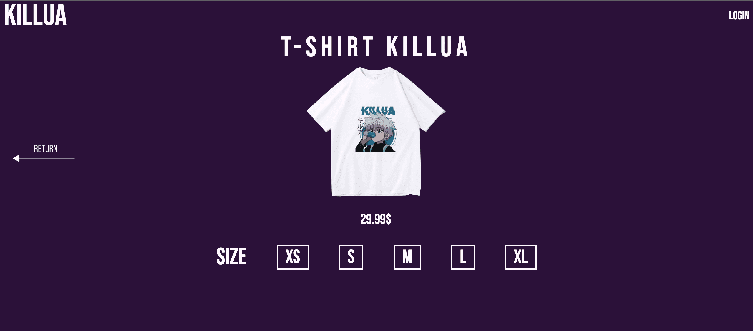 Killua shirt